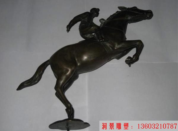 各种姿态铜马雕塑，奔跑马雕塑，铸铜马，纯黄铜马 (3)