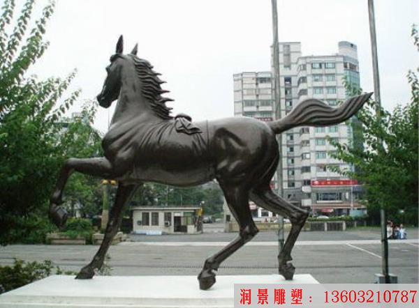 各种姿态铜马雕塑，奔跑马雕塑，铸铜马，纯黄铜马 (5)