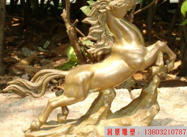 各种姿态铜马雕塑，奔跑马雕塑，铸铜马，纯黄铜马 (6)